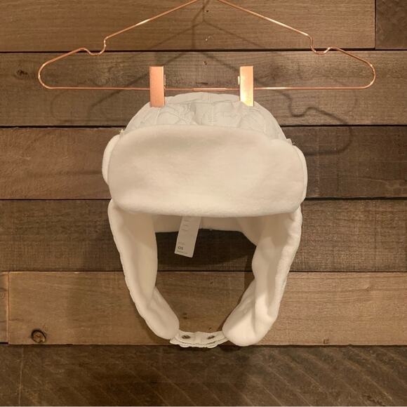 Fabletics Women's Quilted Aviator Hat in Egret White - Picture 3 of 12